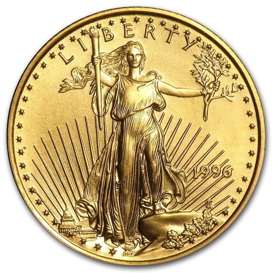 1996 1/4 oz Gold American Eagle BU 1996 1/4 oz Gold American Eagle BU